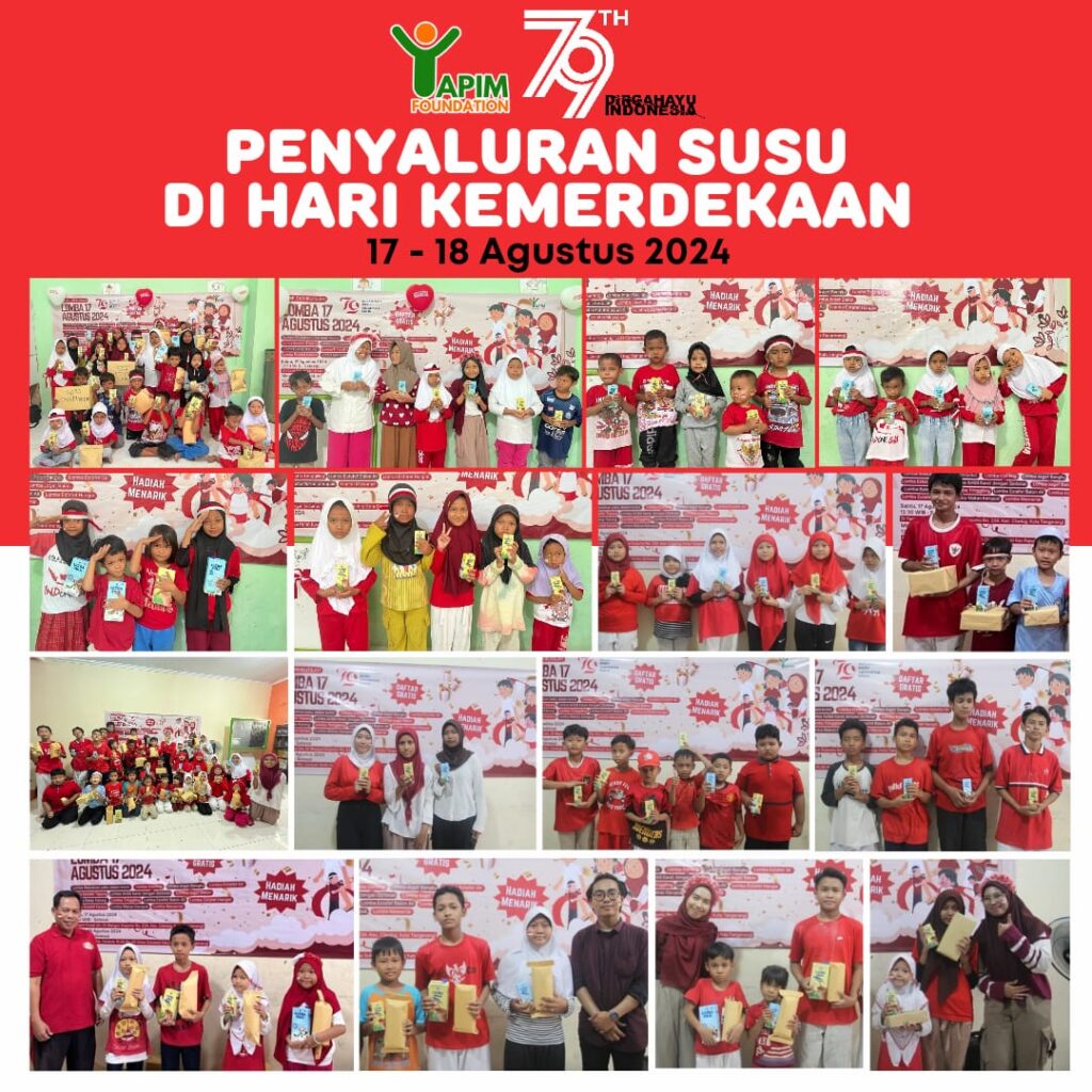 Lomba Agustusan dan Pembagian susu