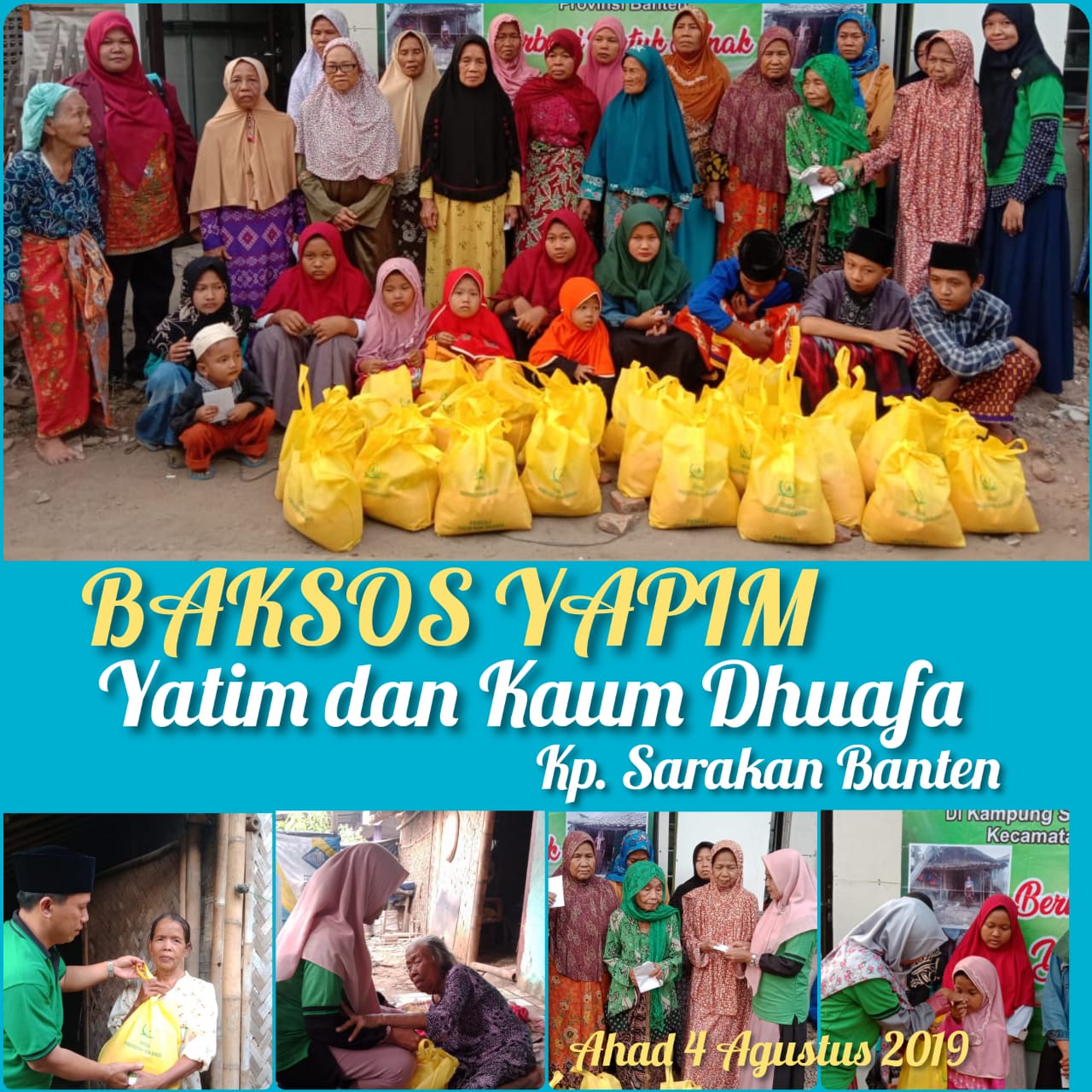 Bakti Sosial YAPIM Di Desa Sarakan, Tangerang, Banten