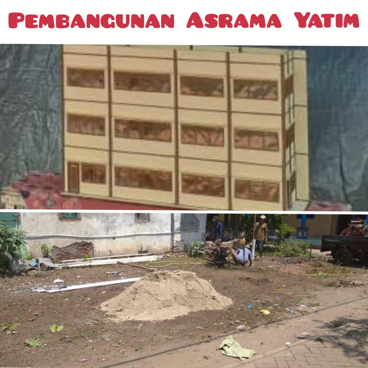 Wakaf Pembangunan Asrama Yatim Yapim Desa Sukasari