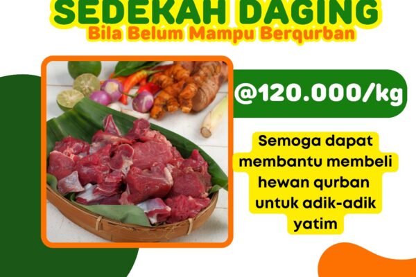 Sedekah Daging, Bagi Yang Belum Mampu Berkurban