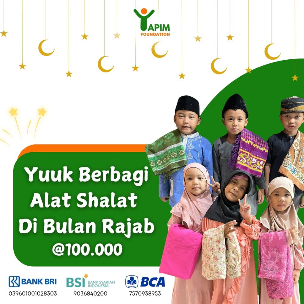 Sedekah Alat Sholat di Momen Isra Miraj
{sedekah}