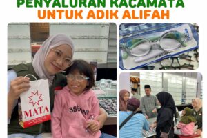 penyaluran kacamata gratis untuk Alifah