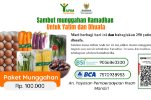 santunan munggahan untuk 250 yatim dan dhuafa tahun 2026