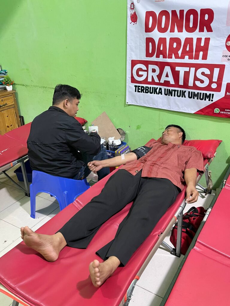 Kegiatan donor darah YAPIM Februari 2026