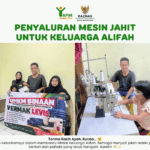 Penyaluran mesin jahit untuk keluarga Alifah oleh YAPIM Foundation sebagai dukungan usaha dan terapi anak disabilitas.