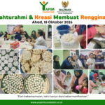 Silaturahmi dan pelatihan membuat rengginang bersama wali yatim binaan YAPIM pada 18 Oktober 2026
